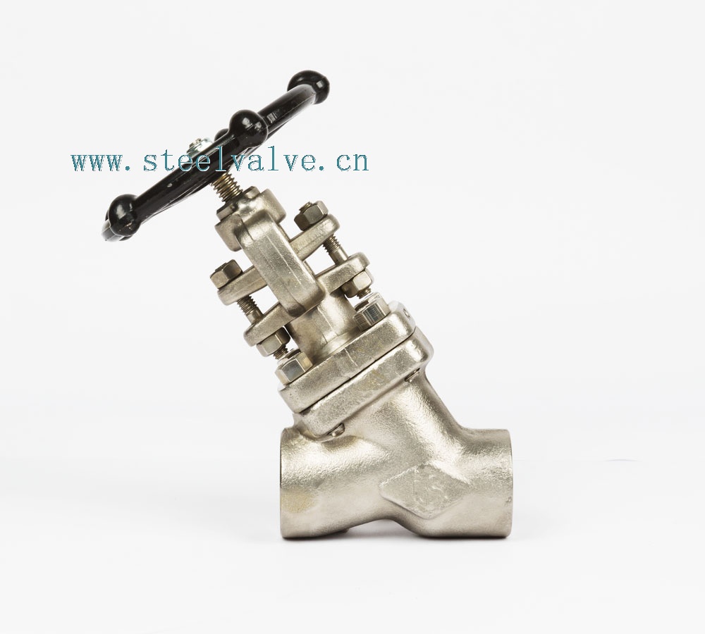 Y-Type Bolted Bonnet Forge Steel Globe Valve